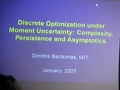 Image for Discrete Optimization Under Moment Uncertainty: Complexity, Persistency and Asymptotics