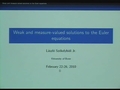 Image for Weak and measure-valued solutions of the Euler equations