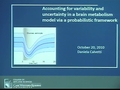 Image for Accounting for variability and uncertainty in a complex brain metabolic model via a probabilistic framework