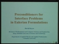 Image for Preconditioners for interface problems in Eulerian formulations