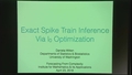 Image for Fast spike train inference via l0 optimization
