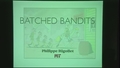 Image for Batched Bandit Problems