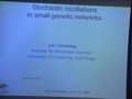 Image for Stochastic oscillations in small genetic networks