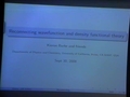 Image for Reconnecting Wavefunction and Density-functional Theory