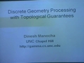 Image for Discrete Geometry Processing with Topological Guarantees