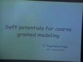 Image for Soft potentials for coarse grained modeling