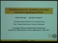 Image for Modeling Tsunamis and other hazardous geophysical flows.