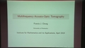 Image for Multifrequency acousto-optic tomography