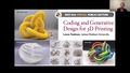 Image for Coding and Generative Design for 3D Printing