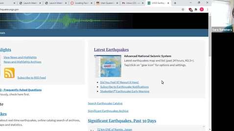 Thumbnail for Using the USGS earthquake website
