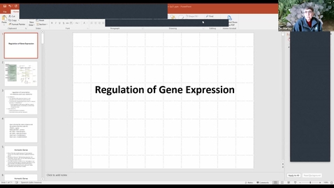 Thumbnail for entry BTNY 3153   2021_03_03: started Regulation of Gene Expression