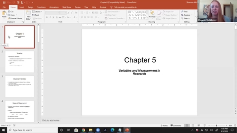 Thumbnail for Research Methods Class - Psy 3610