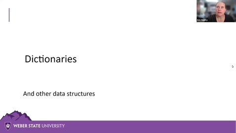 Thumbnail for CS 1400 Module 4: Dictionaries Part 1
