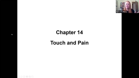 Thumbnail for Sensation &amp; Perception Class Nov 19 Chapter 14 Part1