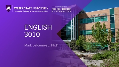 Thumbnail for ENGL 3010 VTL Fall 2022 23189