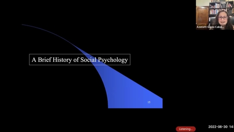 Thumbnail for History of Social Psychology