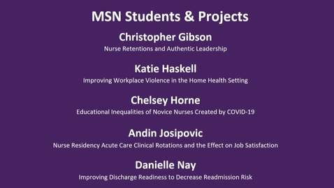Thumbnail for Dumke College of Health Profession Convocation - Spring 2023