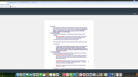 Thumbnail for POLS 1100 PRINCIPLES OF THE CONSTITUTION