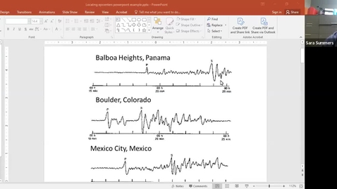Thumbnail for Locating an Epicenter in PowerPoint Example