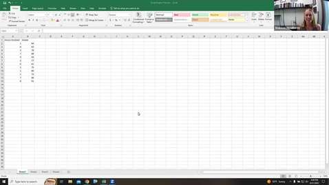 Thumbnail for Scatterplots in Excel