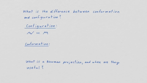 Thumbnail for entry Note Aug 18, 2020 Acyclic conformations and Newman projections.mov