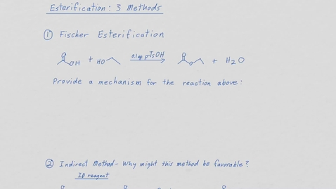 Thumbnail for entry Note Mar 18, 2020 Reactions of carboxylic acids