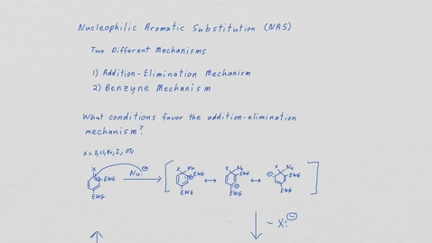 Thumbnail for Note May 12, 2020 Nucleophilic aromatic substitution (NAS)