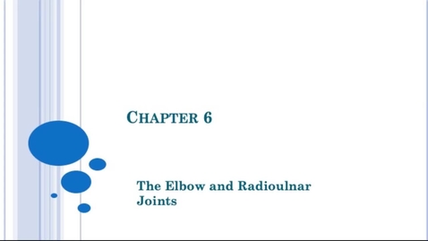 Thumbnail for entry ESS_3450_Ch_6_Elbow_Radioulnar_Joints