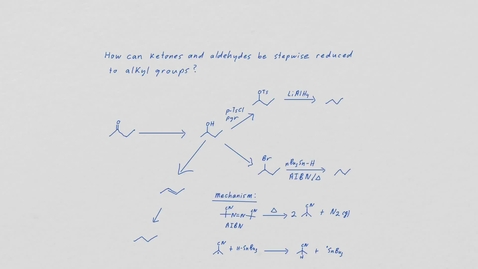 Thumbnail for entry Note May 22, 2020 Reductions of ketones and aldehydes