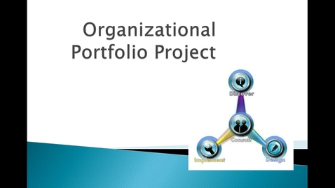 Thumbnail for entry Organizational Portfolio