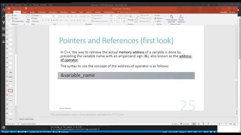 Thumbnail for CS1410 Mod1 9 pointers first look