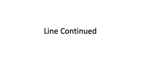 Thumbnail for Line Continued - Quiz