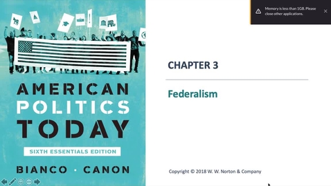 Thumbnail for POLS 1100 Chapter 3 Lecture A