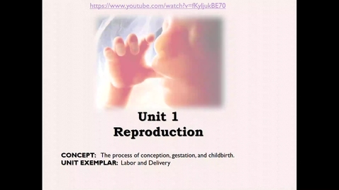 Thumbnail for entry Unit 1 - Reproduction - Labor &amp; Delivery