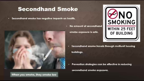 Thumbnail for Secondhand smoke exposure