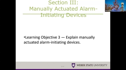 Thumbnail for Module 6.a Fire Detection and Alarm Systems (3) SAFE 3650 VTL Spring 2025 35661 - Quiz