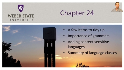 Thumbnail for CS 4110 - Chapter 24 Grammars