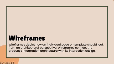 Thumbnail for WEB 3530 - Wireframes