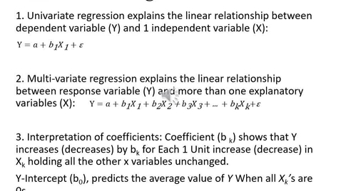 Thumbnail for entry Week 2 Part 3 Multivariate Regression