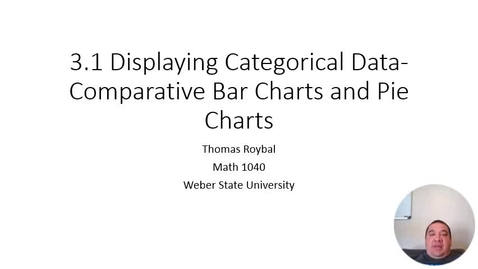 Thumbnail for entry 1040 3.1 Bar Charts and Pie Charts