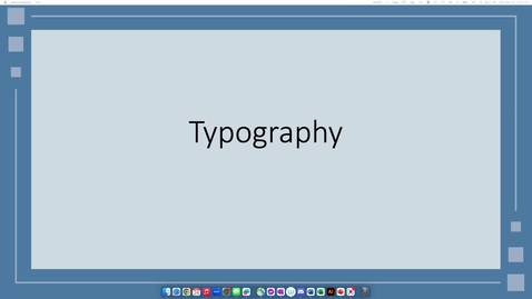 Thumbnail for Typography - WEB 3600 Su23