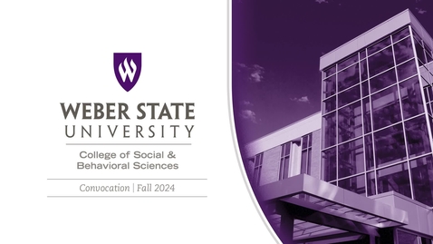 Thumbnail for 2024 Fall College of Social and Behavioral Sciences