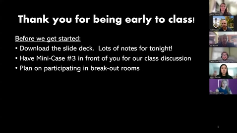 Thumbnail for Class Recording Week 13 Summer 25 