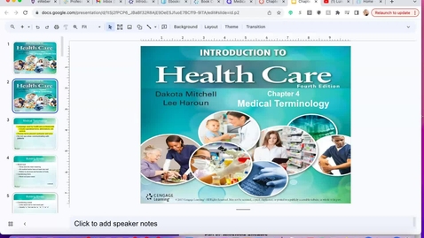 Thumbnail for Med Term - Quiz