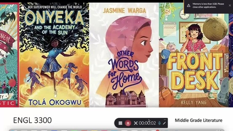 Thumbnail for Week 11 - Middle Grade