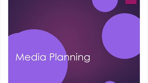 Thumbnail for Media Planning - Lecture