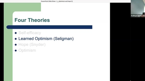 Thumbnail for Learned Optimism (Lecture #2)