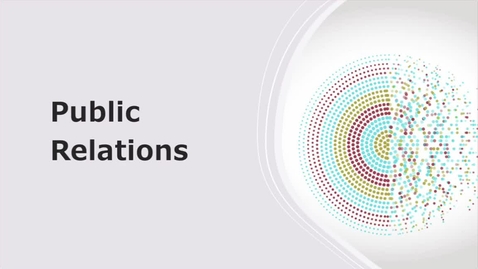 Thumbnail for Public Relations &amp; Advertising