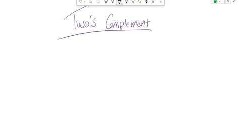 Thumbnail for CS 2810 ONL Week 2: Two's Complement