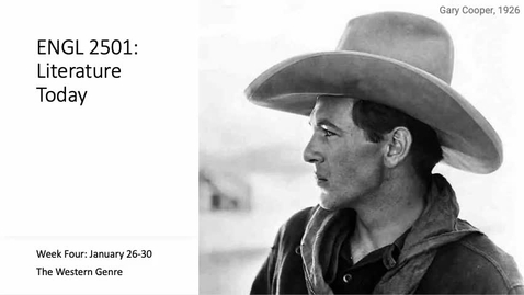 Thumbnail for ENGL 2501 Week Four Fall 2025